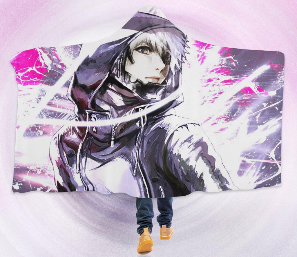 Tokyo Ghoul Ken Kaneki Ghoul Anime 3D Hooded Blanket