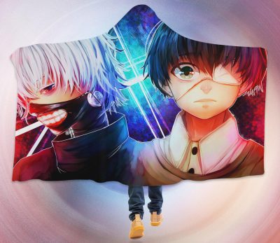 Tokyo Ghoul Ken One Eye Hooded Blanket