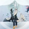 Tokyo Ghoul Ken Water Bubble Hooded Blanket