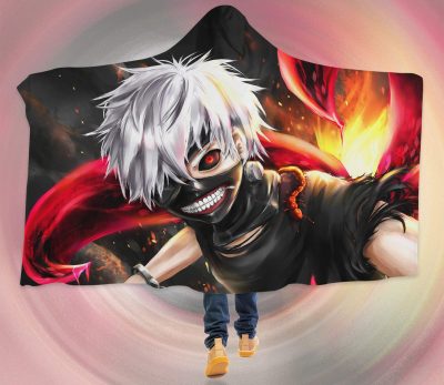 Tokyo Ghoul Ken Trending Hooded Blanket