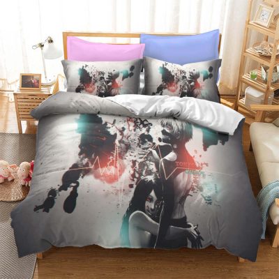 Anime Tokyo Ghoul Rize x Kaneki Bedding Set