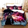 Horror Anime Tokyo Ghoul Print Bedding Set Adult Children Cartoon Duvet Cover Pillowcase Double Queen Large 14 - Official Tokyo Ghoul