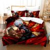 Horror Anime Tokyo Ghoul Print Bedding Set Adult Children Cartoon Duvet Cover Pillowcase Double Queen Large 6 - Official Tokyo Ghoul