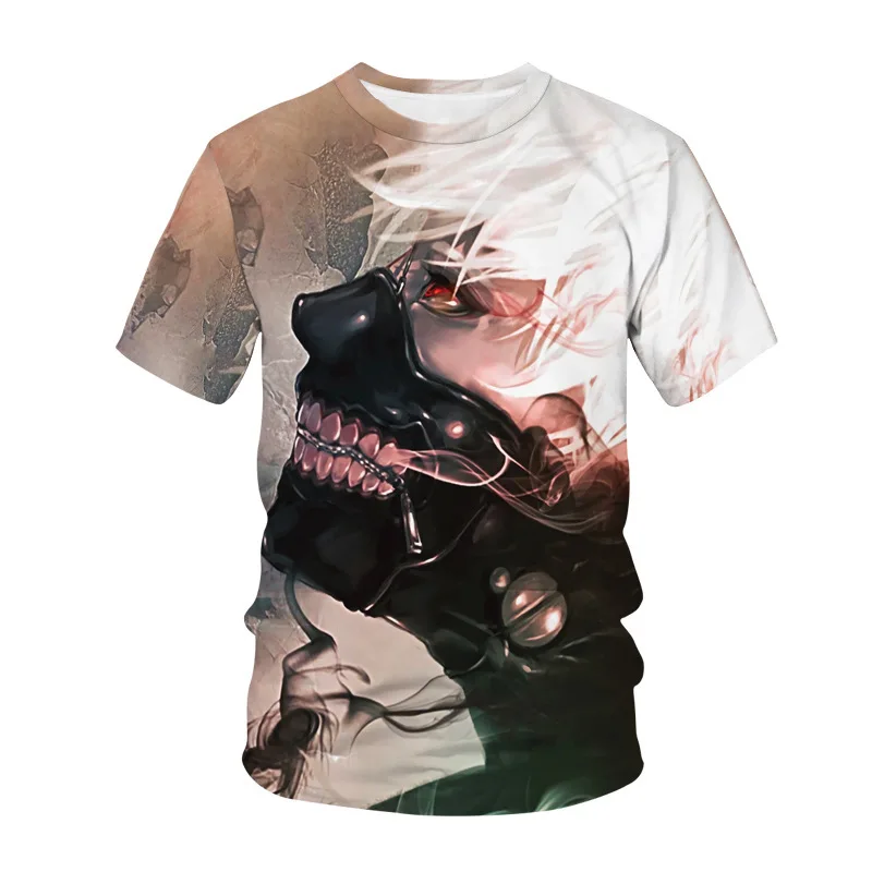 Tokyo Ghoul  Kaneki Close Mask 3D T-shirt