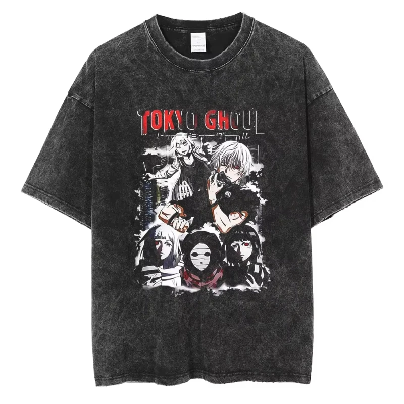 Tokyo Ghoul Main Characters  Mineral Wash T-Shirts