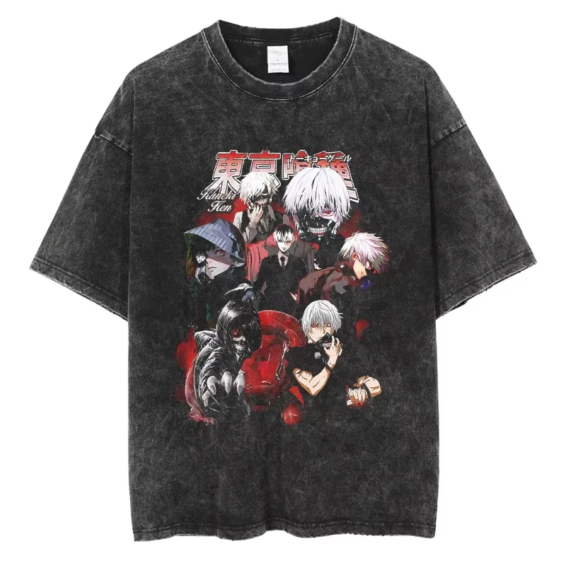 Tokyo Ghoul  Kaneki Evolution Mineral Wash T-Shirts