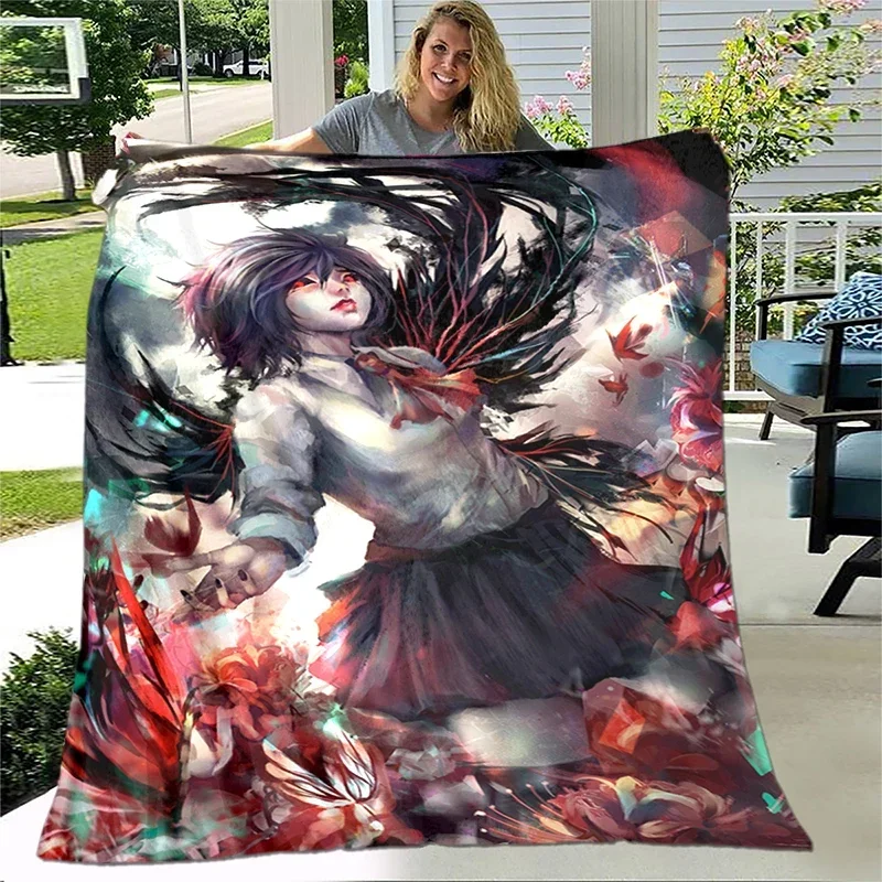 Anime Tokyo Ghoul Beautiful Kirishima Touka Blanket