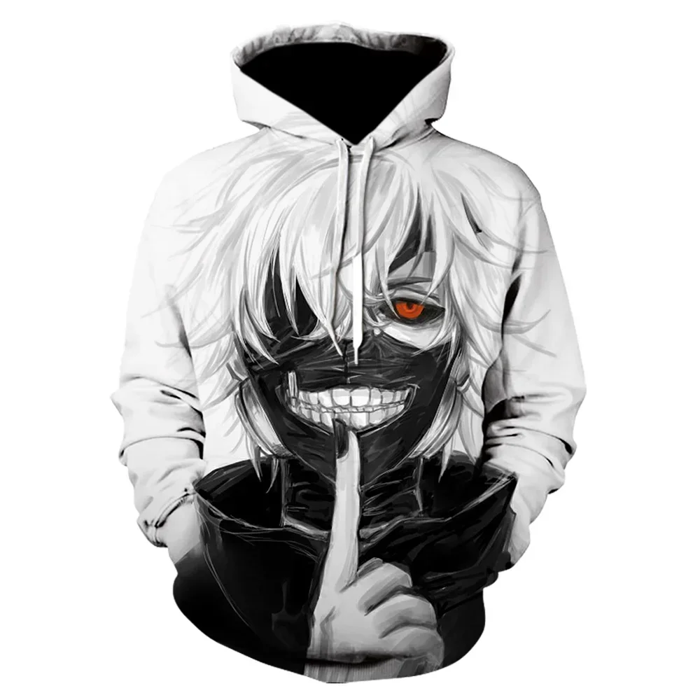 Tokyo Ghoul Shhh Kaneki 3D Hoodie