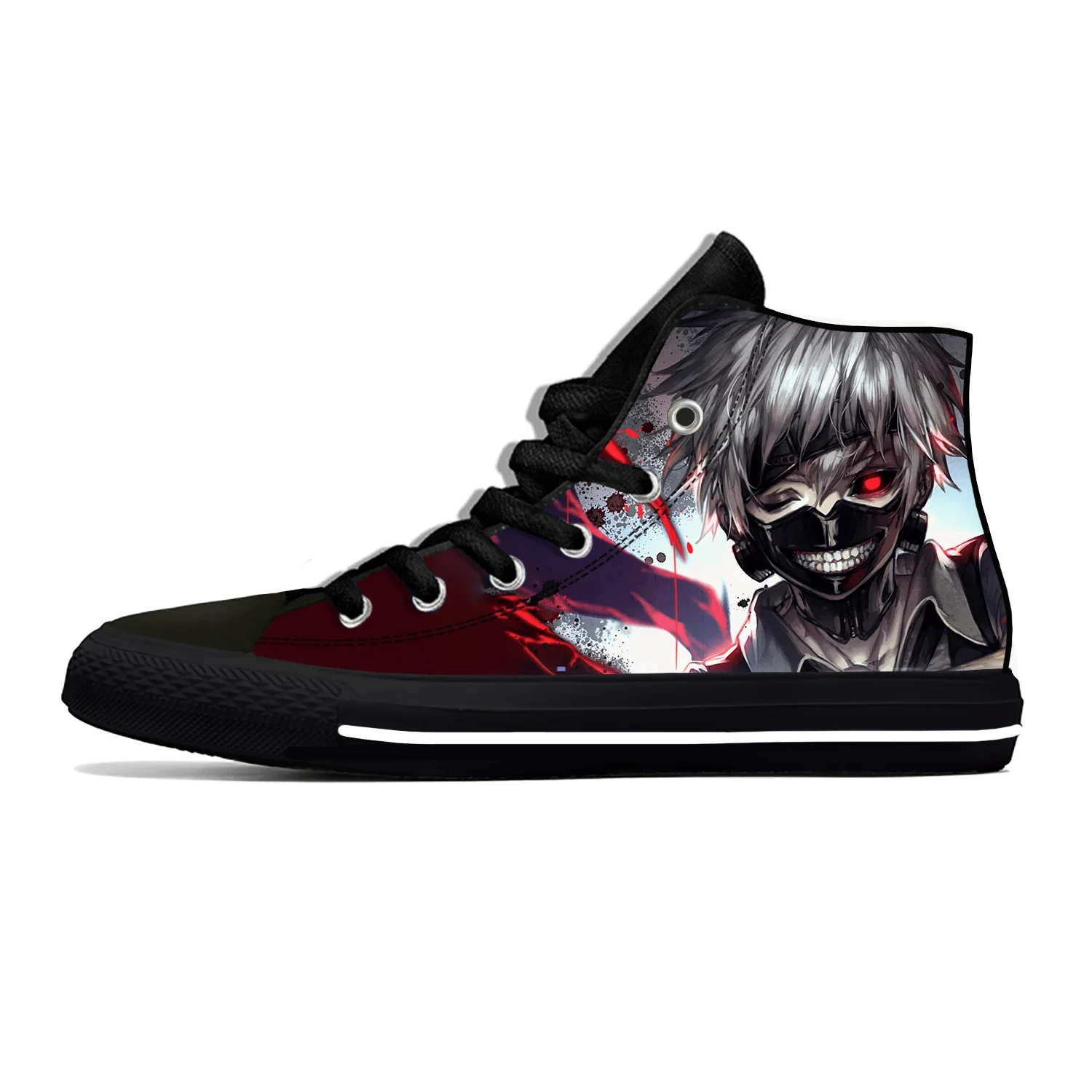 Eyepatch Kaneki Tokyo Ghoul High Top Canvas