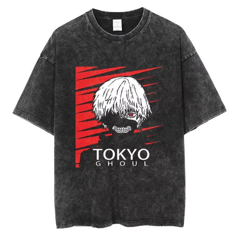 Classic Kaneki Tokyo Ghoul  Mineral Wash T-Shirts