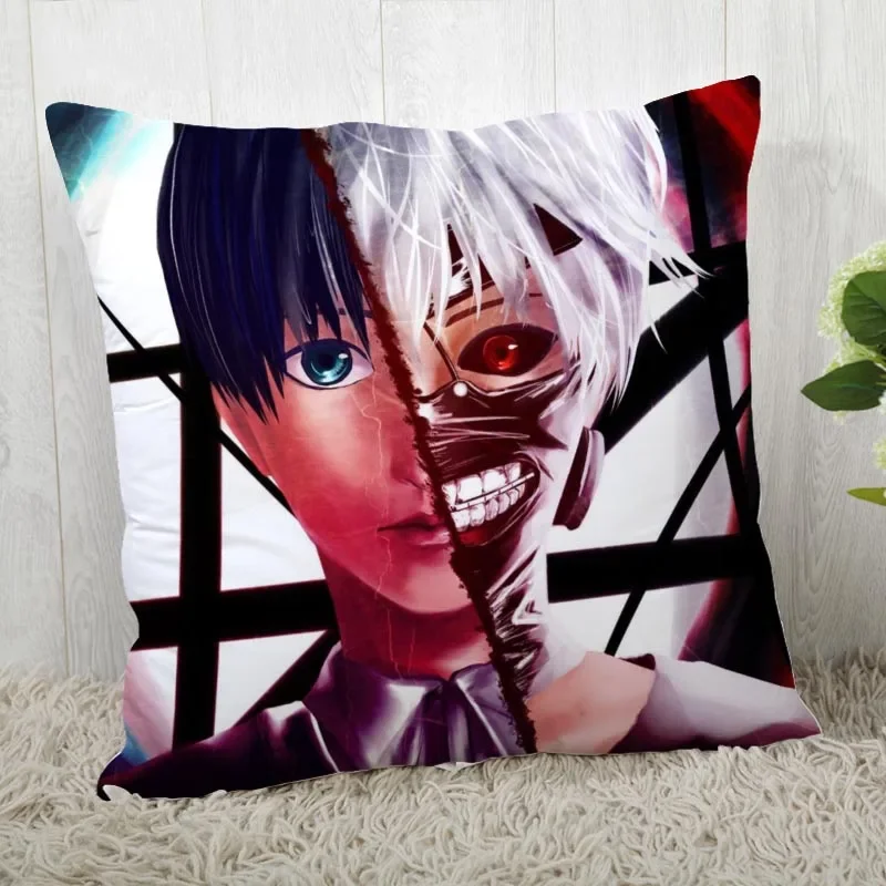Tokyo Ghoul  Kaneki Two Face Pillow Case