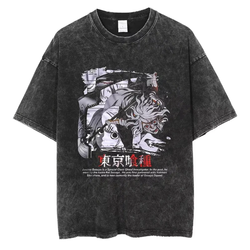 Tokyo Ghoul Nashiro Yasuhisa Mineral Wash T-Shirts