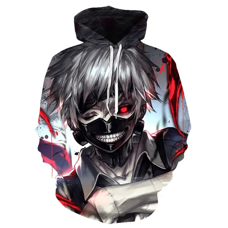 Tokyo Ghoul Colorful Kaneki 3D Hoodie