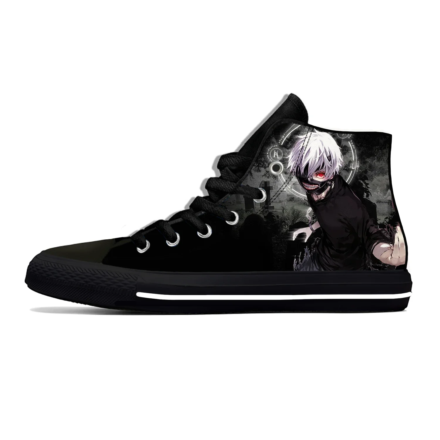 Cool Kaneki Ken Tokyo Ghoul High Top Canvas