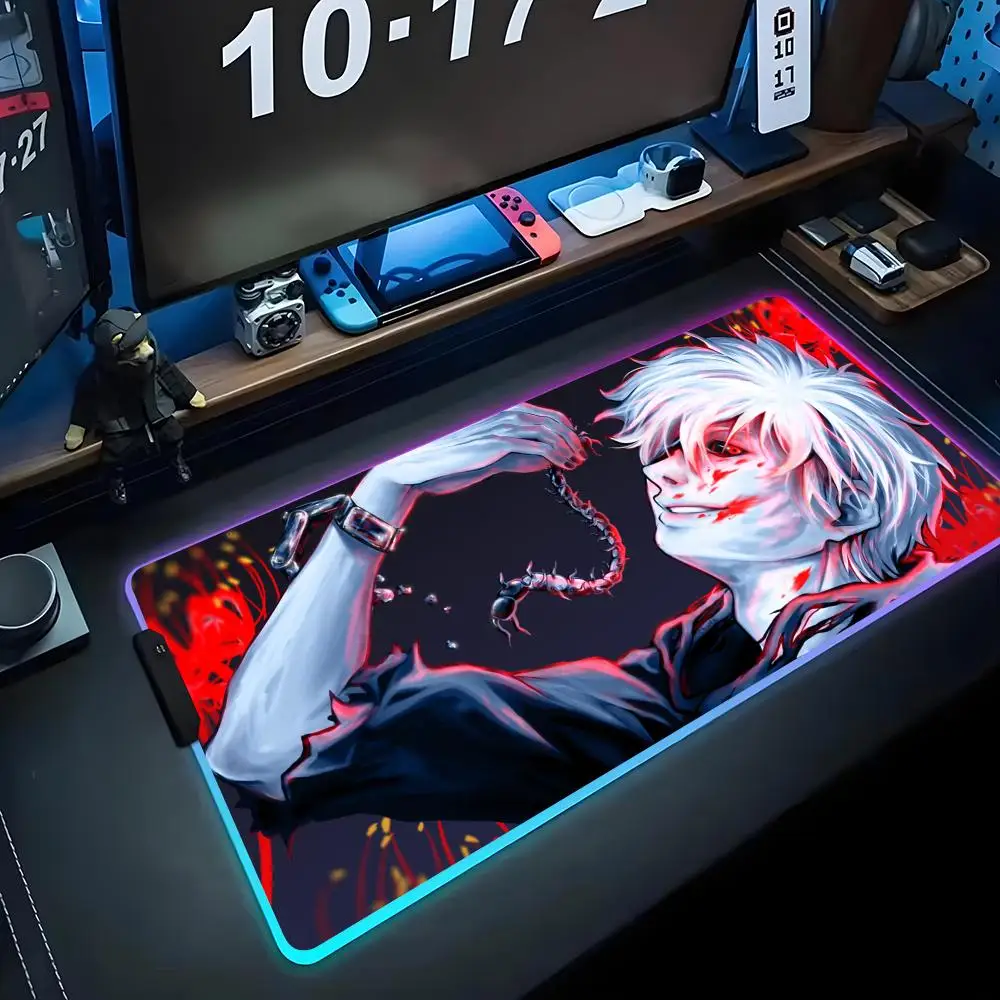 Anime Tokyo Ghoul Lost Humanity Kaneki RGB Mouse Pad