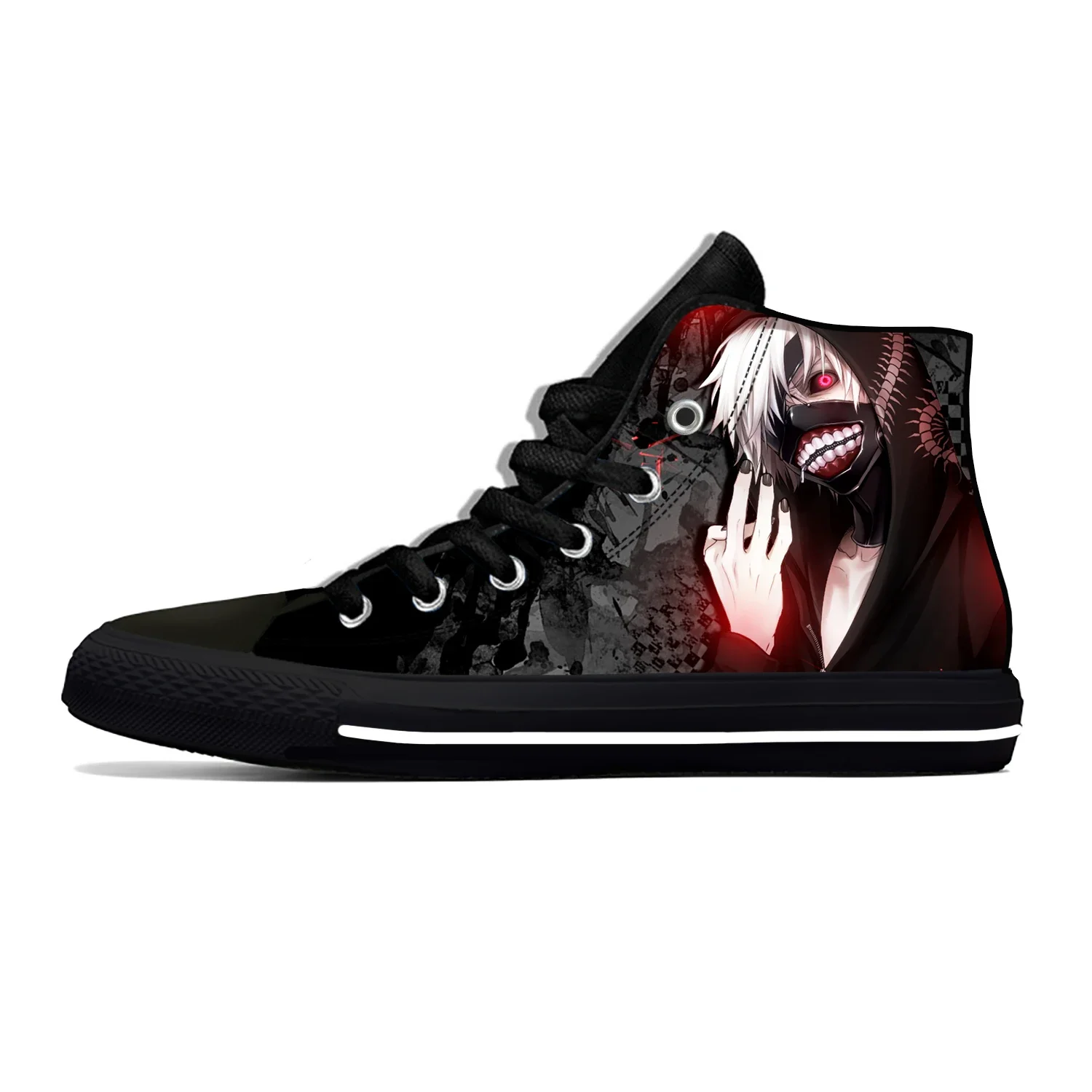 King Kaneki Tokyo Ghoul High Top Canvas