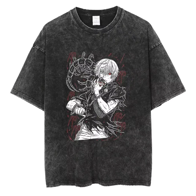 Tokyo Ghoul  Sexy Kaneki Mineral Wash T-Shirts