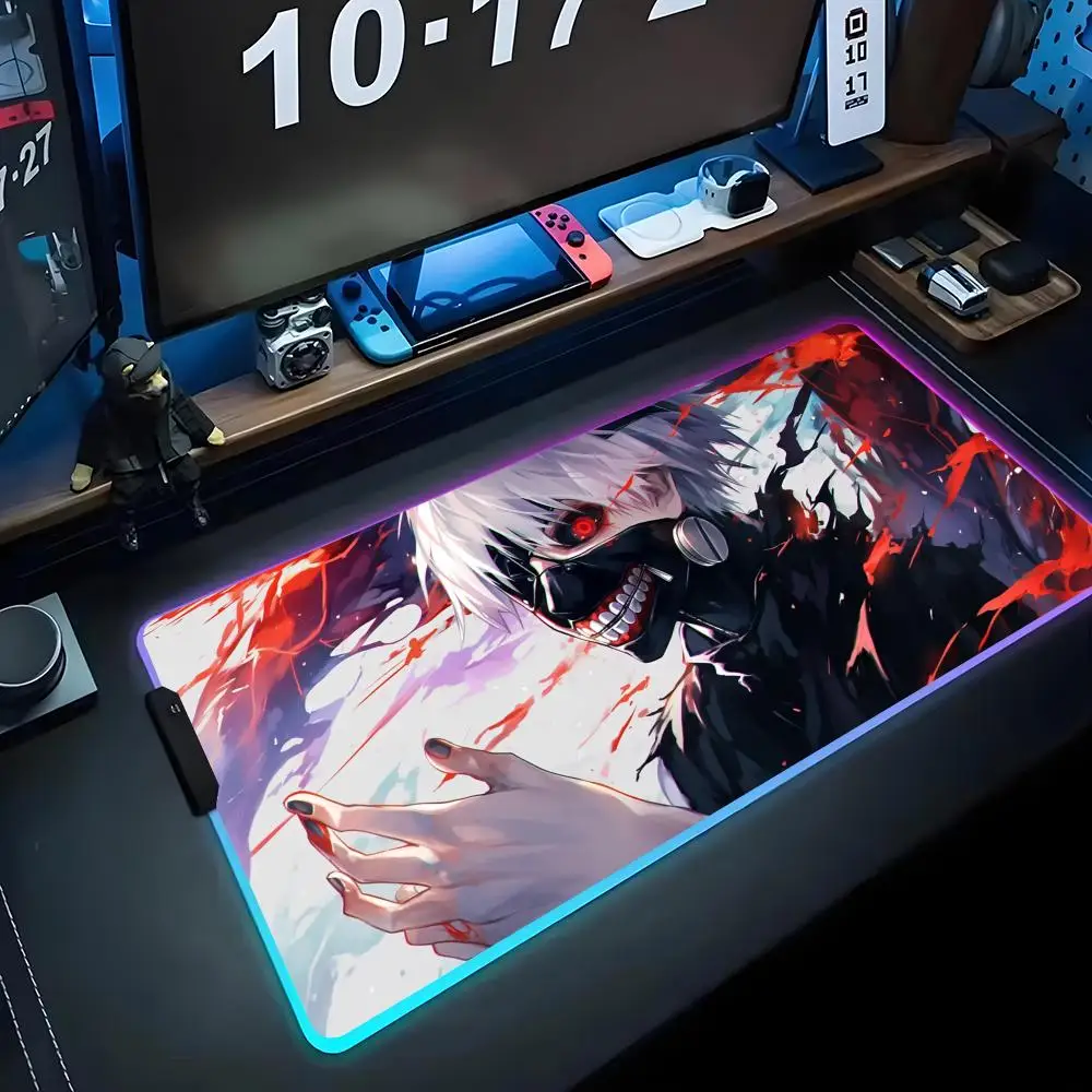 Anime Tokyo Ghoul Black Reaper RGB Mouse Pad