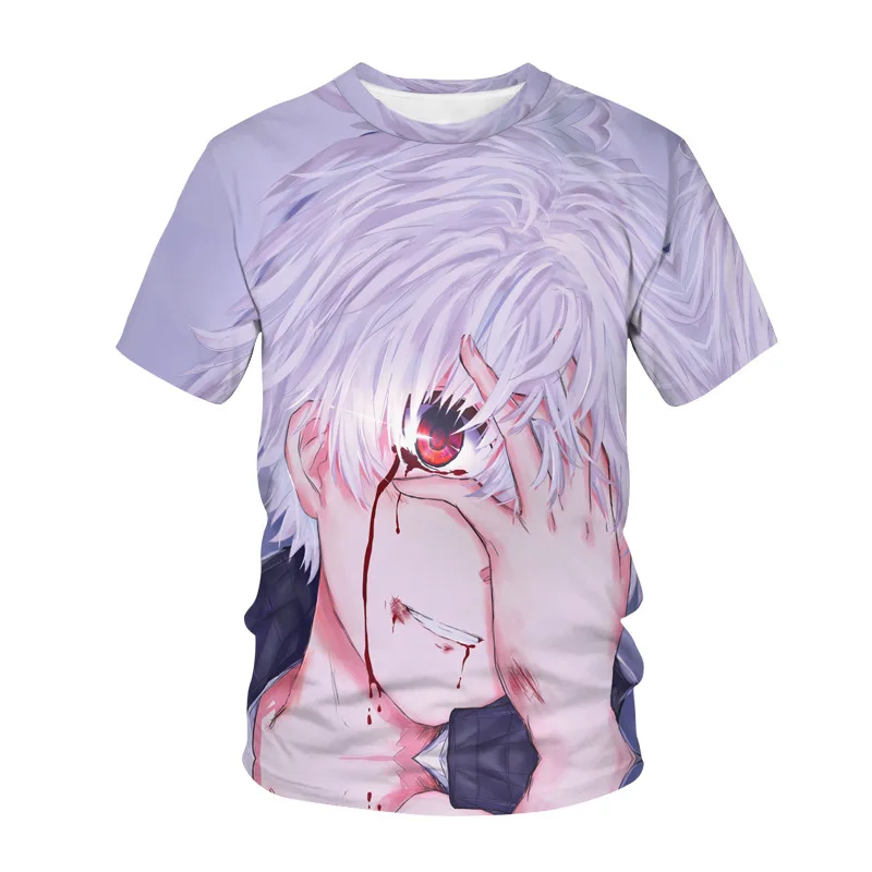Tokyo Ghoul White Hair Kaneki 3D T-shirt