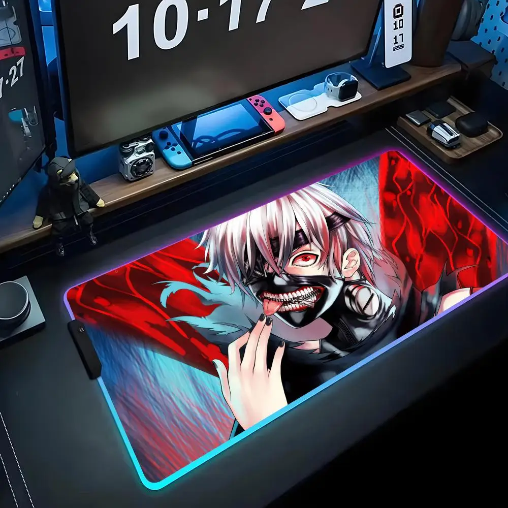 Anime Tokyo Ghoul Centipede Form Kaneki Ken RGB Mouse Pad