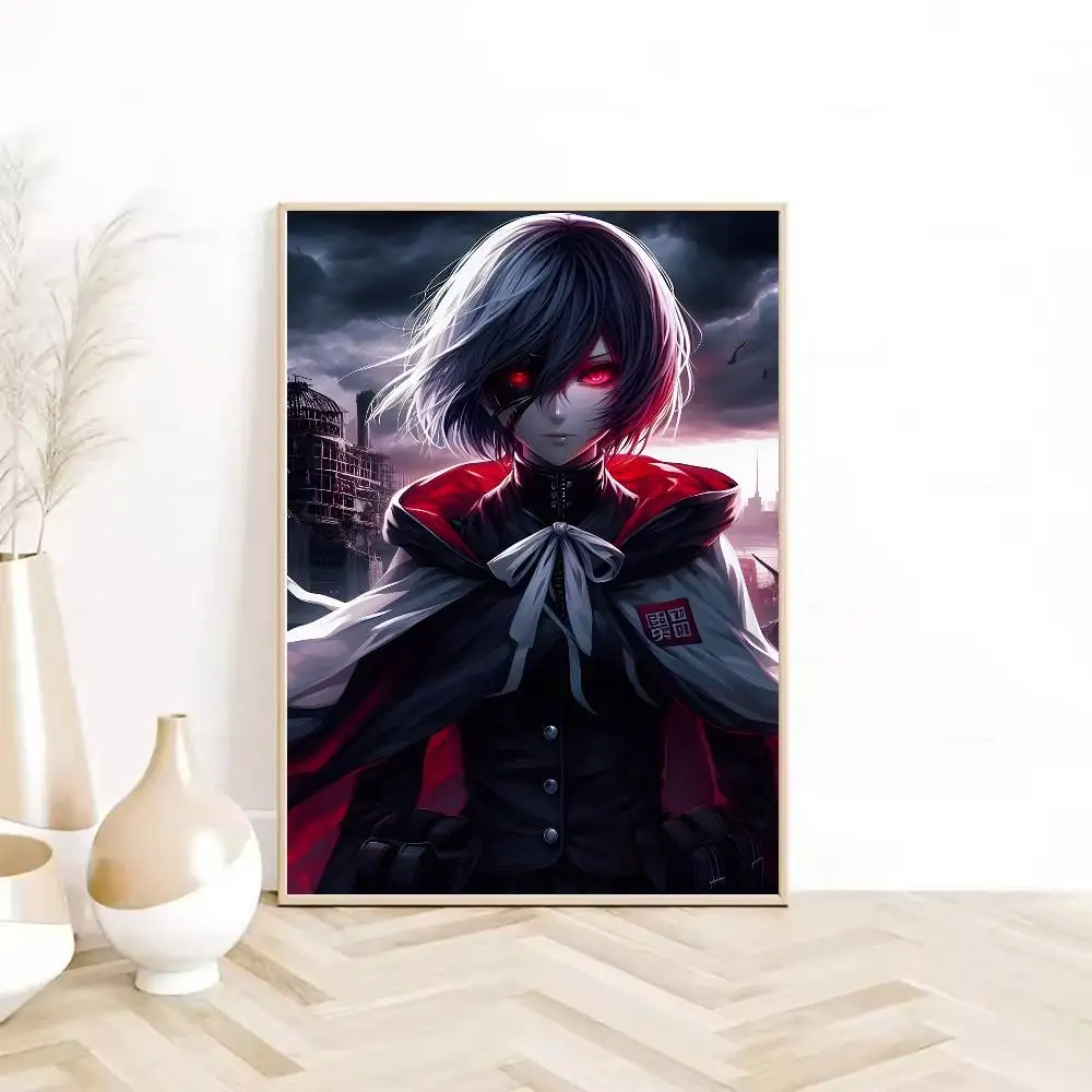 Tokyo Ghoul Touka Kirishima Warrior Wall Art