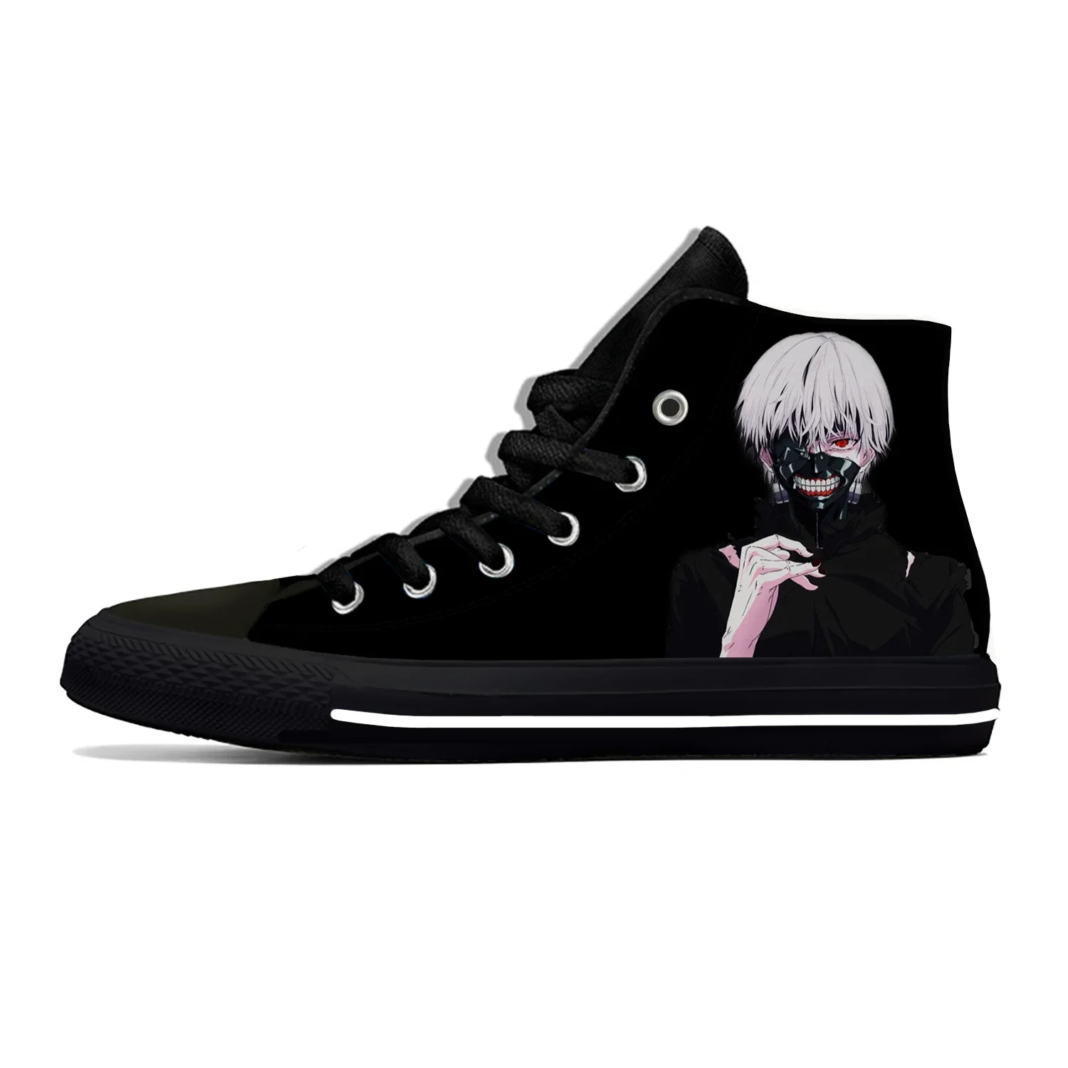 Kaneki Ken Mask Tokyo Ghoul High Top Canvas