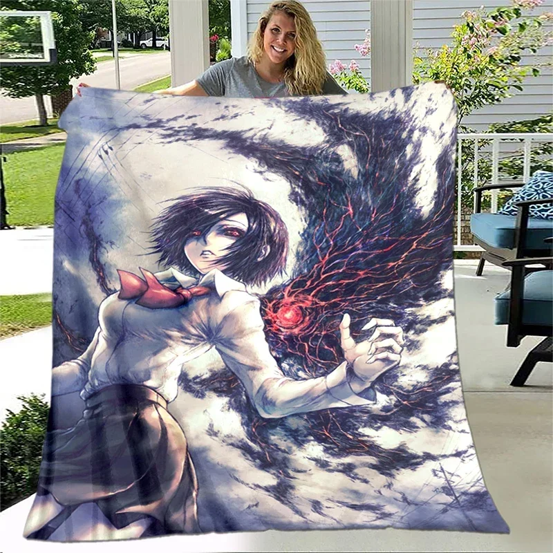 Anime Tokyo Ghoul Kirishima Touka Demon Blanket