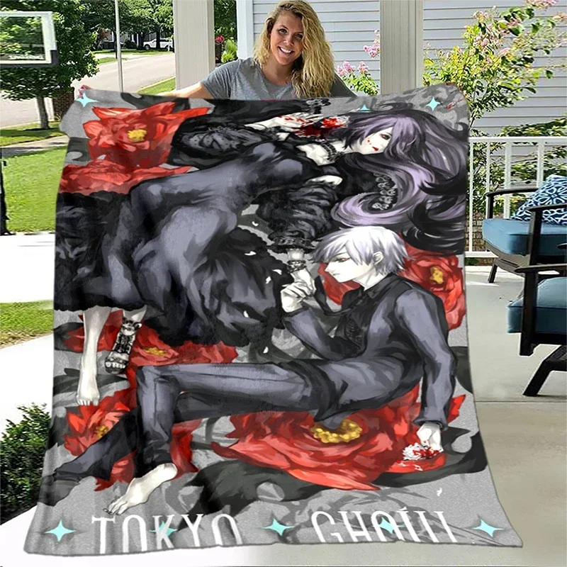 Anime Tokyo Ghoul Couple Blanket