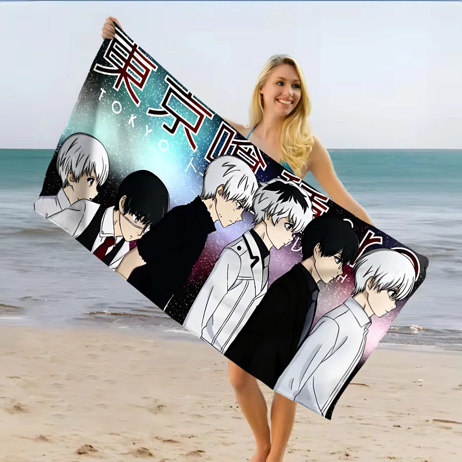 Tokyo Ghoul Men Beach Towel