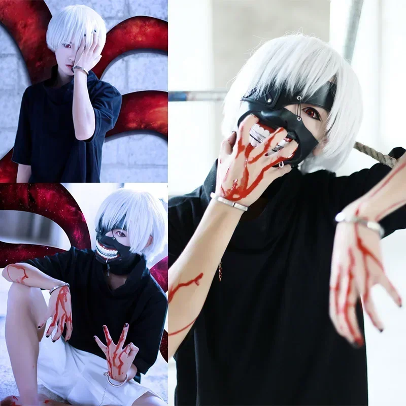 Anime Tokyo Ghoul Kaneki Ken Masker Cosplay