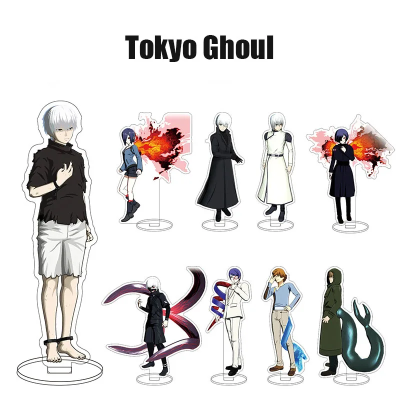 16cm Anime Tokyo Ghoul Stand Kaneki Ken Touka Kirishima Action Figure