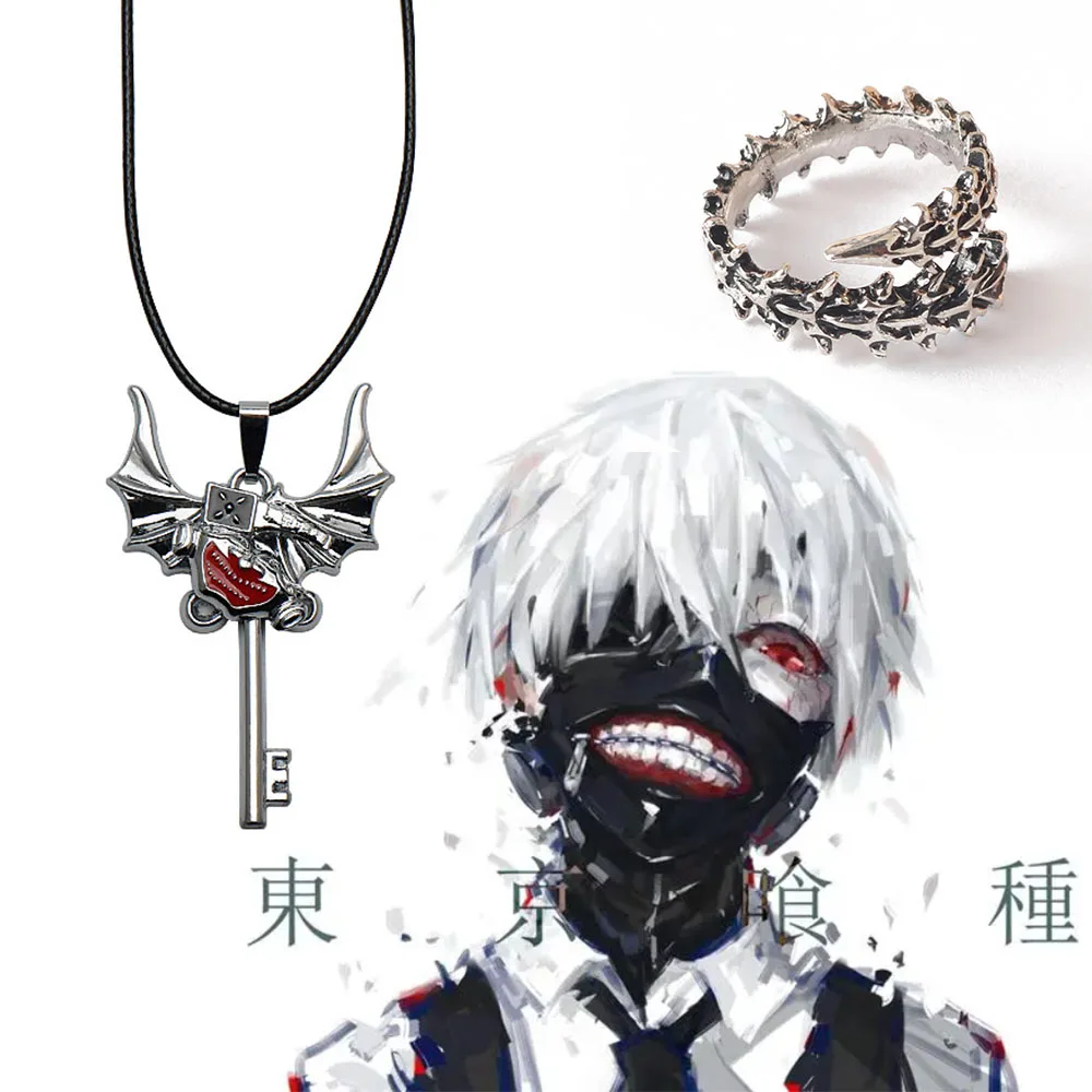 Anime cosplay Tokyo Ghoul Vintage Dragon Bone Opening Finger Ring