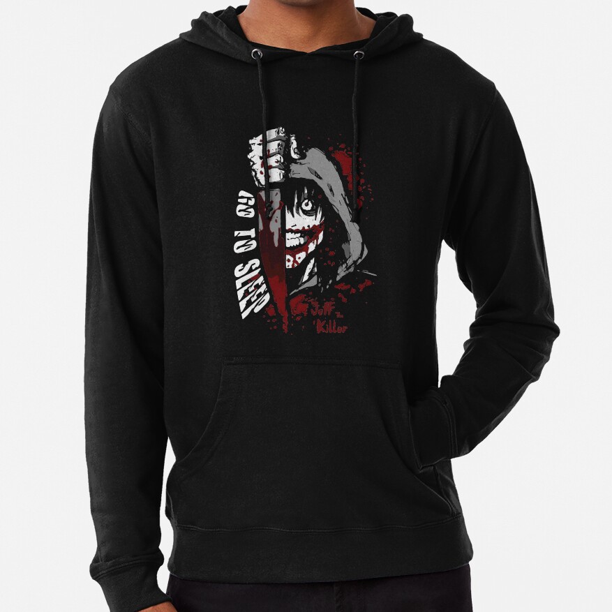Jeff The Killer Go To Sleep Hoodie