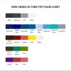 tank top color chart - Official Tokyo Ghoul