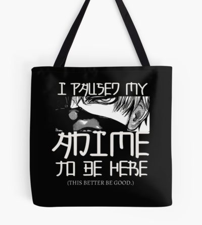 I Paused My Favorite To Be Here Tote Bag