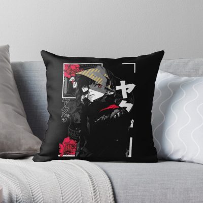 Vaporwave Aesthetic Japan Urban Throw Pillow