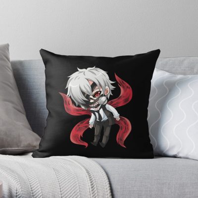 Chibi Kaneki Throw Pillow