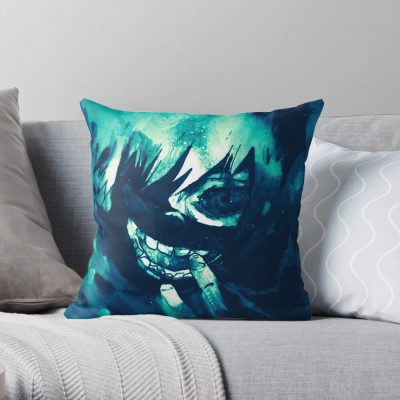 Kaneki Ken Blue Design Throw Pillow