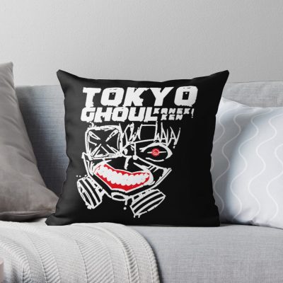 Tokyo Ghoul Jin Yan Kaneki Throw Pillow