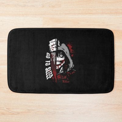 Hot Jeff The Killer Go To Sleep Bath Mat