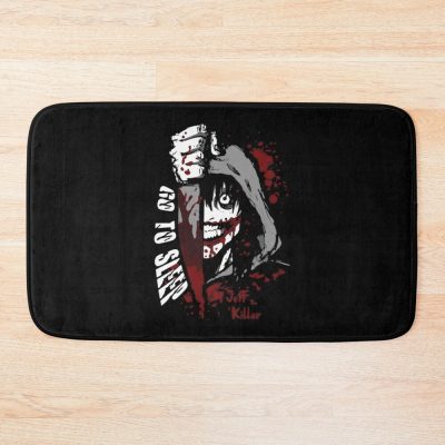 New Jeff The Killer Go To Sleep Bath Mat
