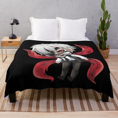Chibi Kaneki Throw Blanket