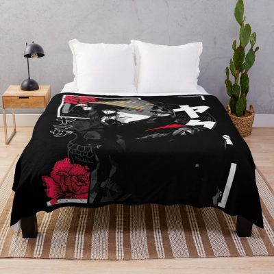 Vaporwave Aesthetic Japan Urban Throw Blanket