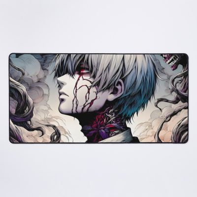 Exploring The Dark Depths An Anime  Mouse Pad