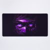 Purple Evil Angry Eyes Face Mouse Pad