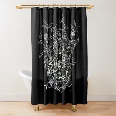 Kaneki Flower Mask Shower Curtain