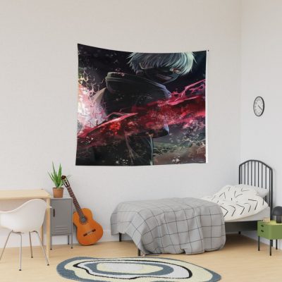 Super Villain Drawing Manga Illustration Tapestry